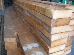 gebruikte houten balken