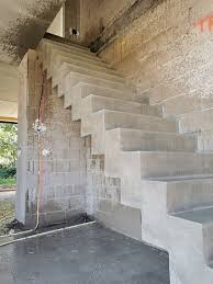 gepolierde betonnen trap