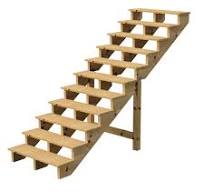 buitentrap hout