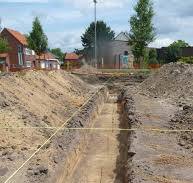 fundering uitgraven