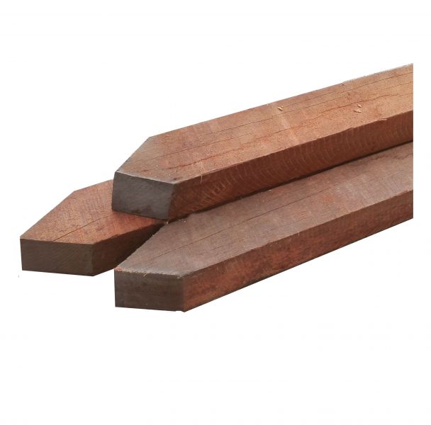 hardhouten palen fundering